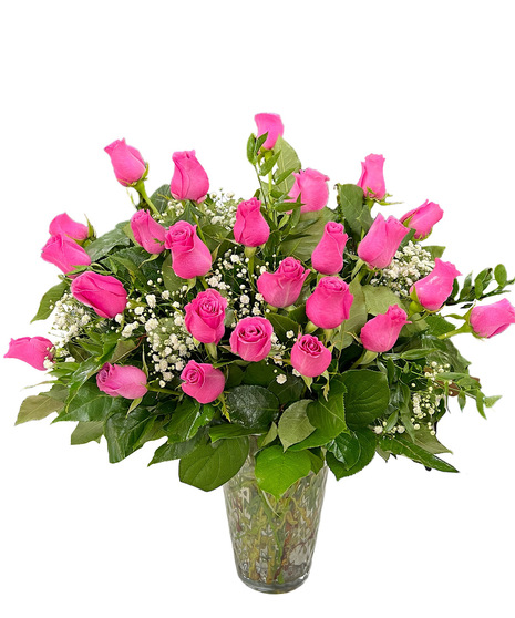 2 Dozen Pink Roses
