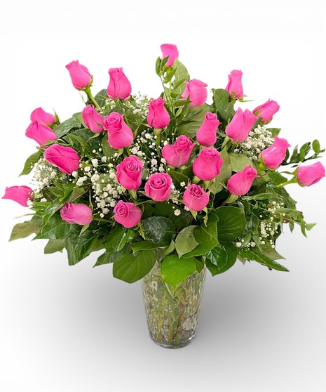 2 Dozen Pink Roses