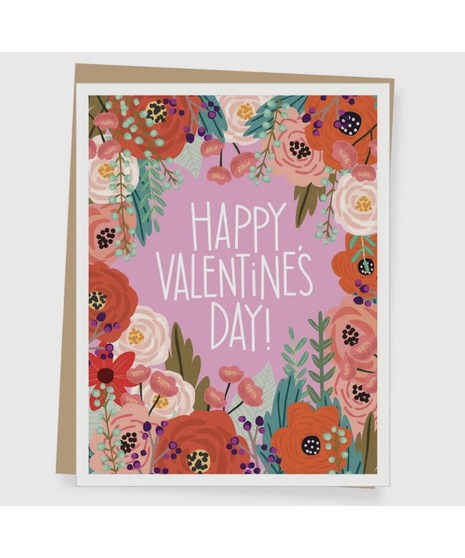 Floral Valentine's Card