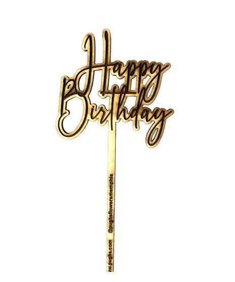 Handmade Wooden Birthday Pick