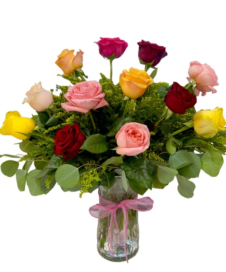 Dozen Mixed Roses