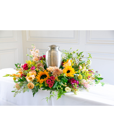 Sunflower Urn Tribute