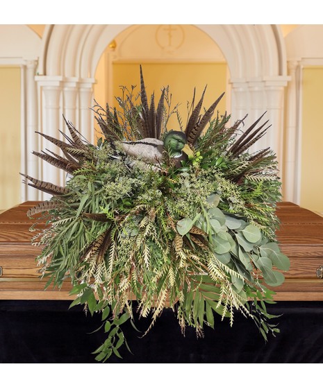 Outdoorsman Casket Cover