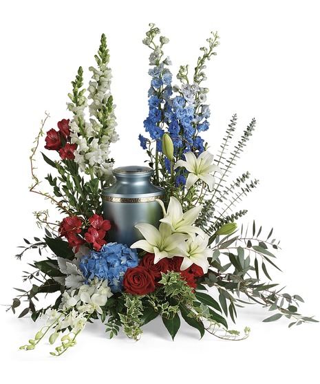 Patriotic Urn Tribute