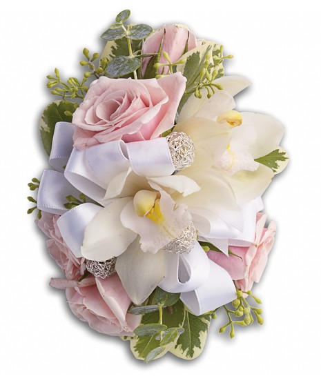 Dreamy Pink Wristlet Corsage