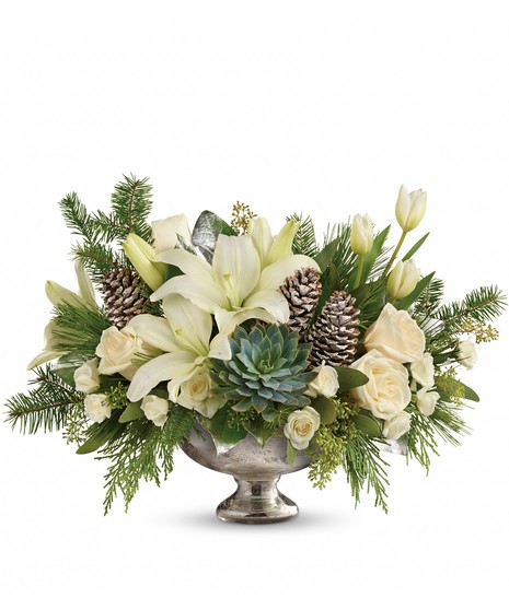 Teleflora's Winter Wilds Centerpiece