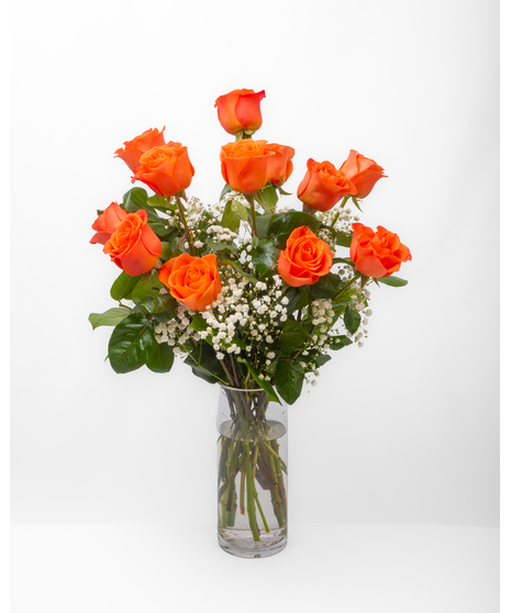 Dozen Orange Roses