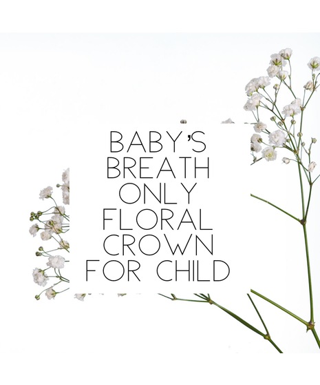 Babies Breath Flower Crown – Flowers of Gatlinburg