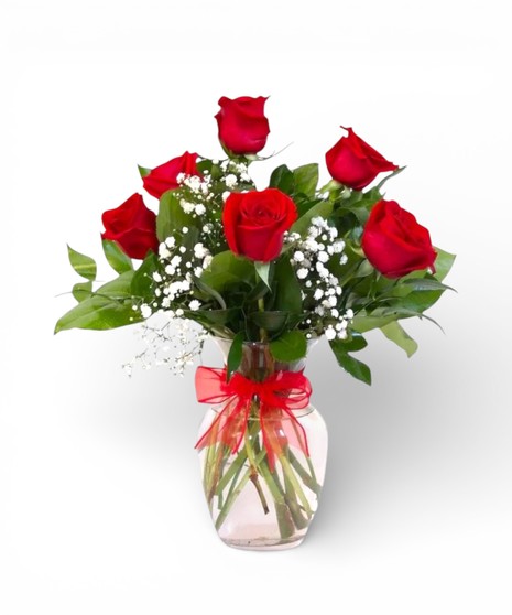 Half Dozen Red Roses