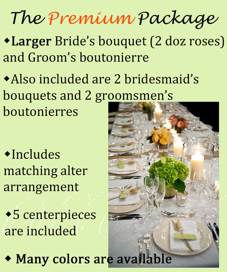 The Premium Wedding Package