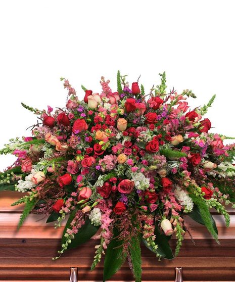 Elaborate and Full Casket Spray